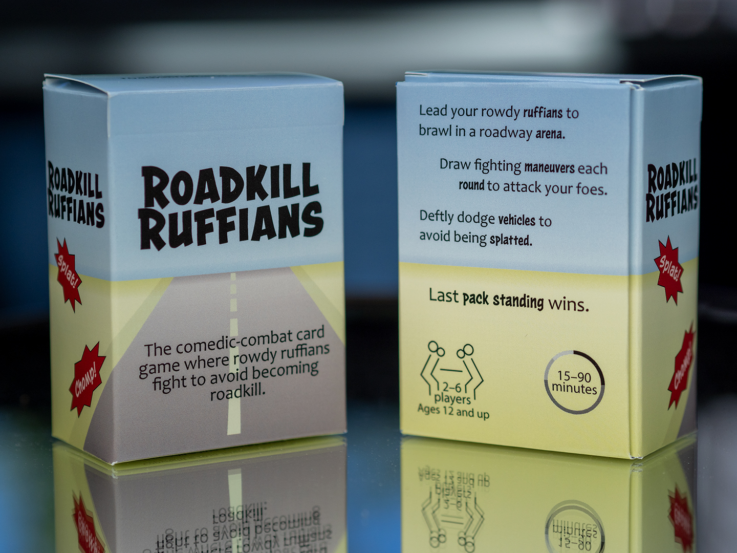 Roadkill Ruffians deck, front and back